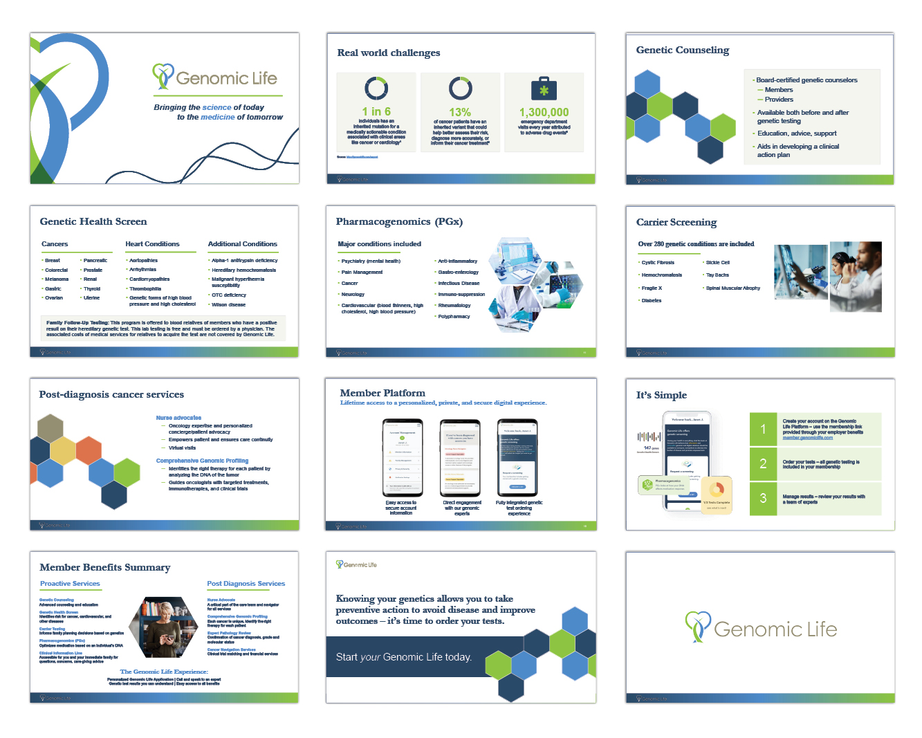 Genomic Life member facing presentation